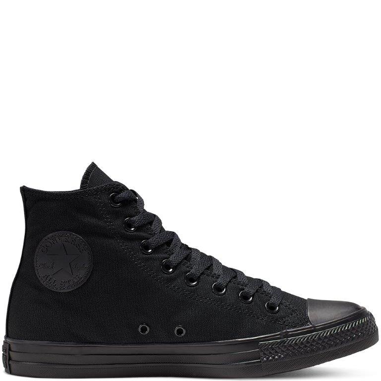 Converse montante noir monochrome