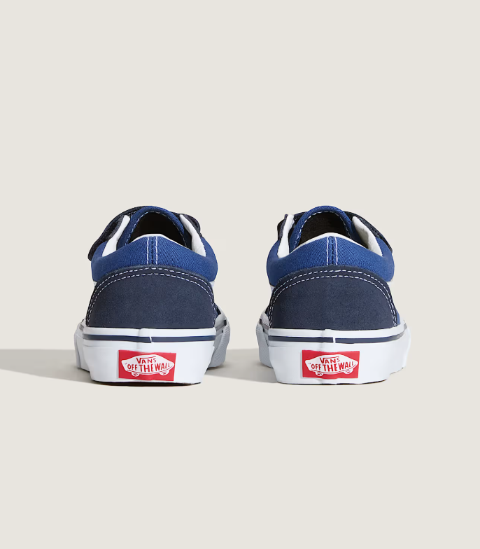 Vans Old Skool Enfant Velcro Bleue 4