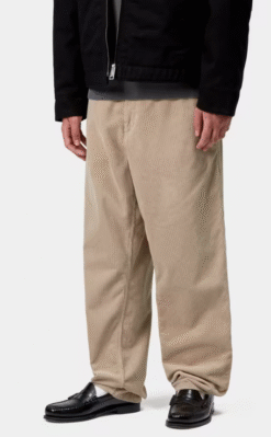 pantalon velour simple pant carhartt wip beige
