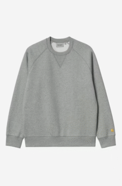 CHASE SWEATSHIRT GREY HEATHER/GOLD