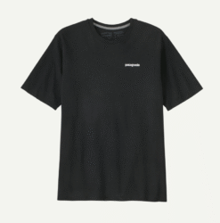 TEE SHIRT PATAGONIA P-6 LOGO RESPONSIBILI-TEE BLACK