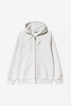 HOODED CHASE JACKET ASH HEATHER