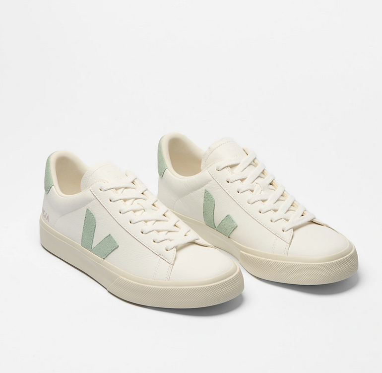Veja Campo Leather White Matcha 2