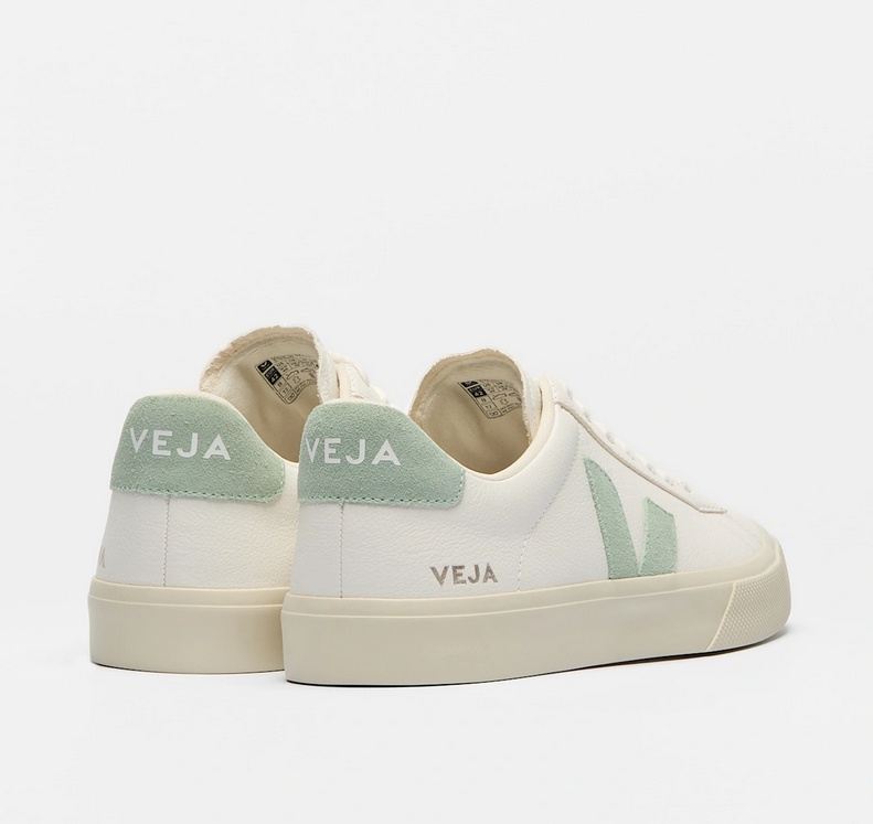 Veja Campo Leather White Matcha 3