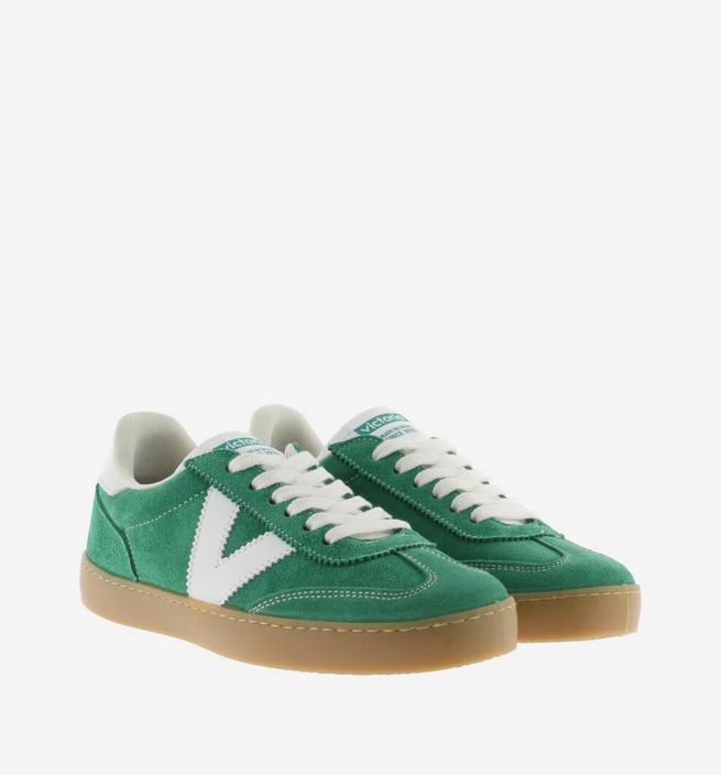 Victoria Berlin Daim Retro Verte 4