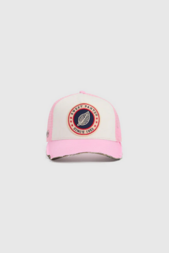 SWEET PANTS HOME RUN CAP PEONY