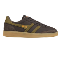 Gola Basket Viper Serra Trainers Mocka Kaki Gum