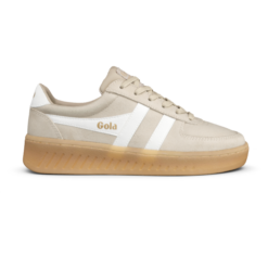 Gola Classics Grandslam Suede Trainers Bone Off White Gum