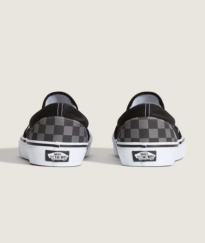 Vans Slip On Damier Noir et Gris 3